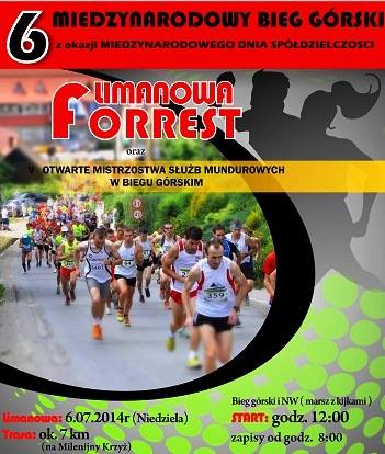 plakat VI Limanowa Forrest 2014