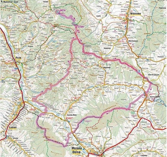 Mapa Marszu 2014